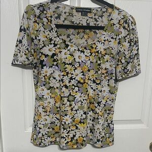 Catherine Malandrino Multicolor Floral Blouse